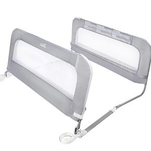 Summer Infant Toddler Bed Rail, Double Pack (Grey)